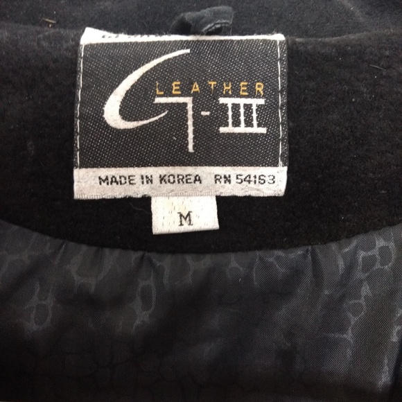 1980's Stoner Rocker Biker Fringe Black Leather Suede Jacket - Picture 6 of 11